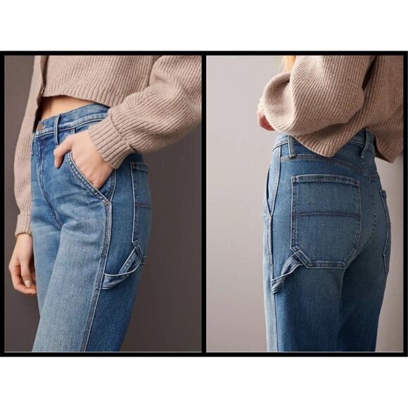 💕MOTHER💕 High Waisted Utility Jeans ~ So Long - Picture 7 of 16